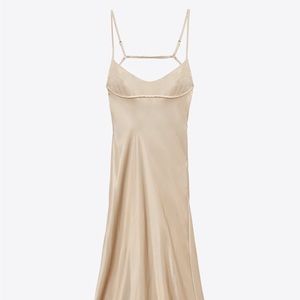 Zara Satin Cut Out Dress